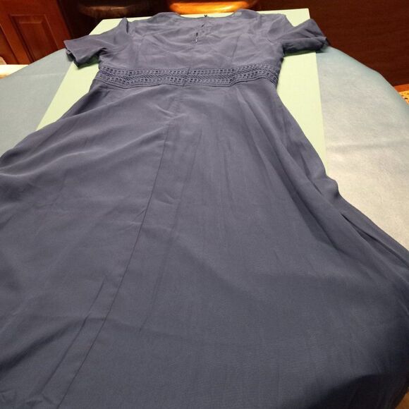 JJ House Blue with lace waist Maxi dress - Picture 7 of 10